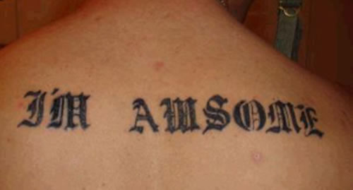 The Msspelled Tattoo
