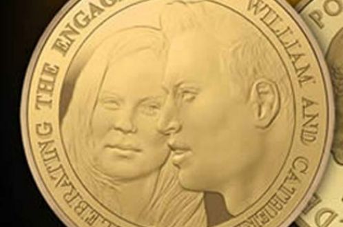 william and kate engagement coin. Prince William and Kate