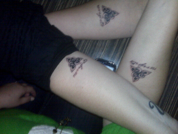 cute matching tattoos for best friends. when my two est friends